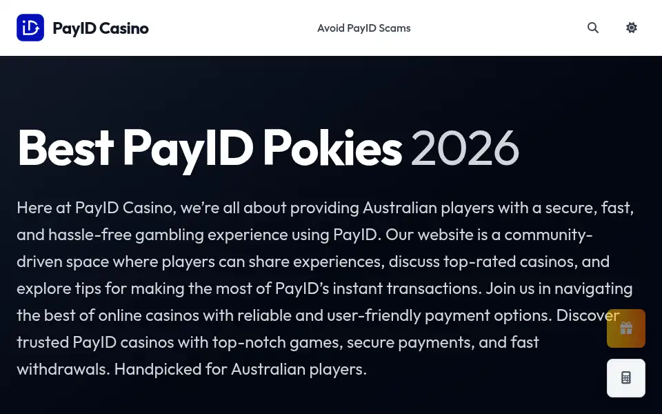 Screenshot of payid-casino.net