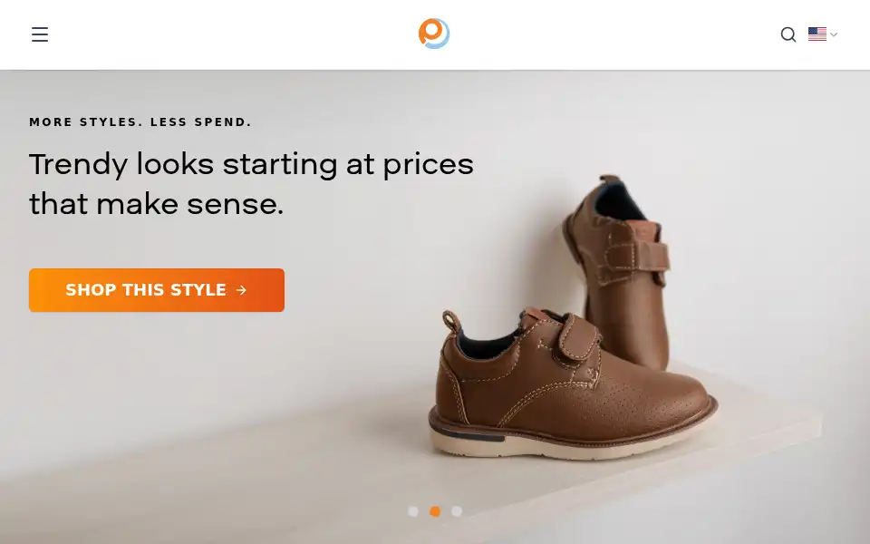 Screenshot of payless.com