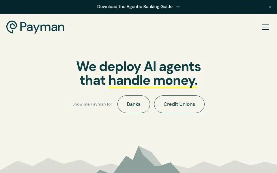 Screenshot of paymanai.com