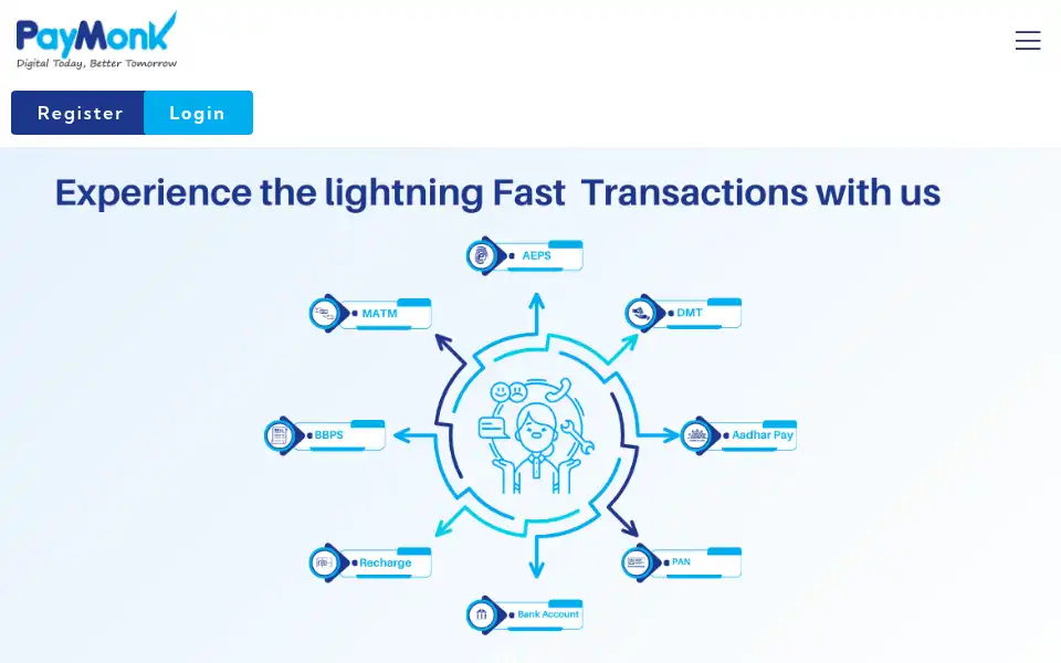 Screenshot of paymonk.com