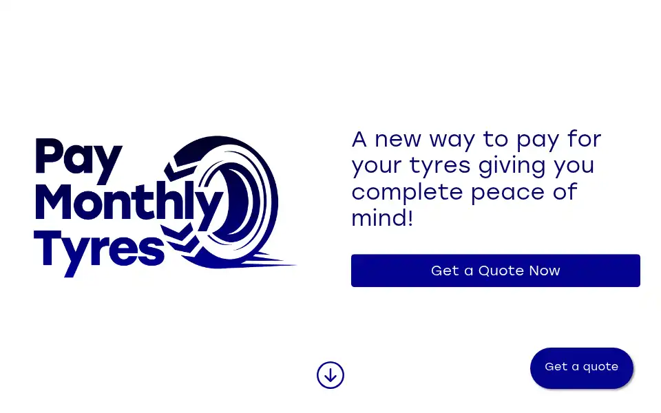 Screenshot of paymonthlytyres.com