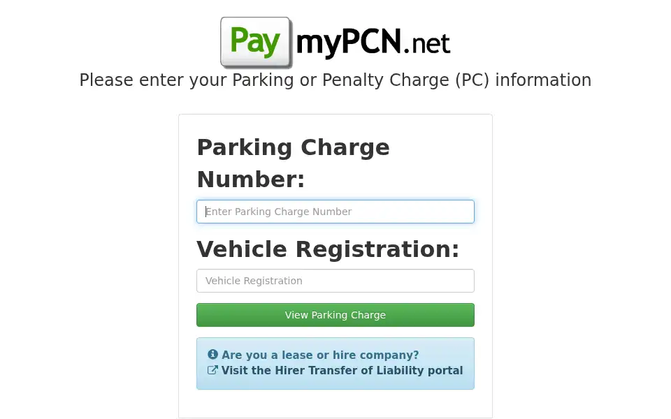 Screenshot of paymypcn.net