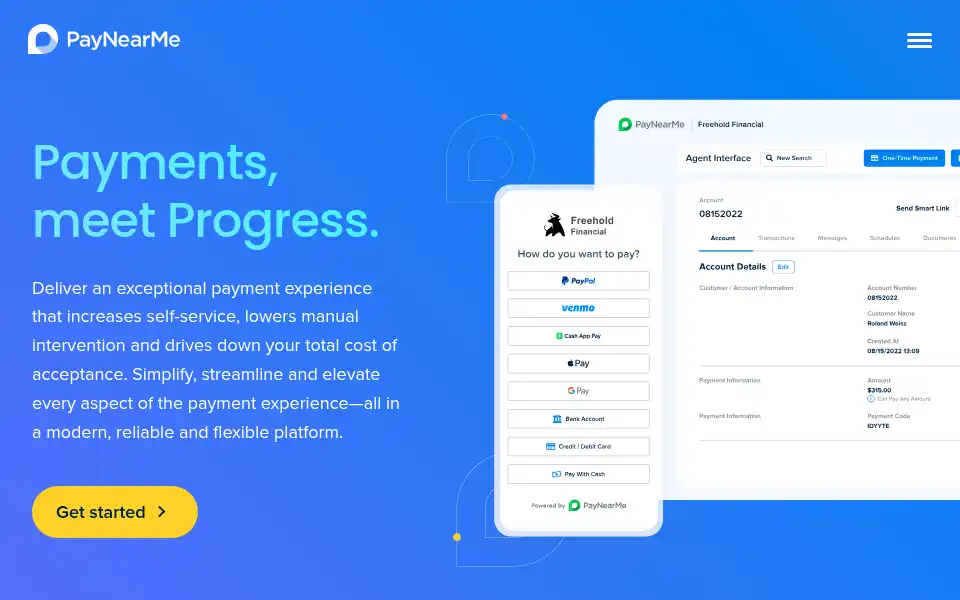 Screenshot of paynearme.com