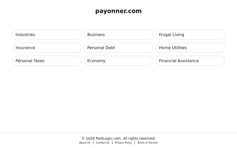 Screenshot of payonner.com