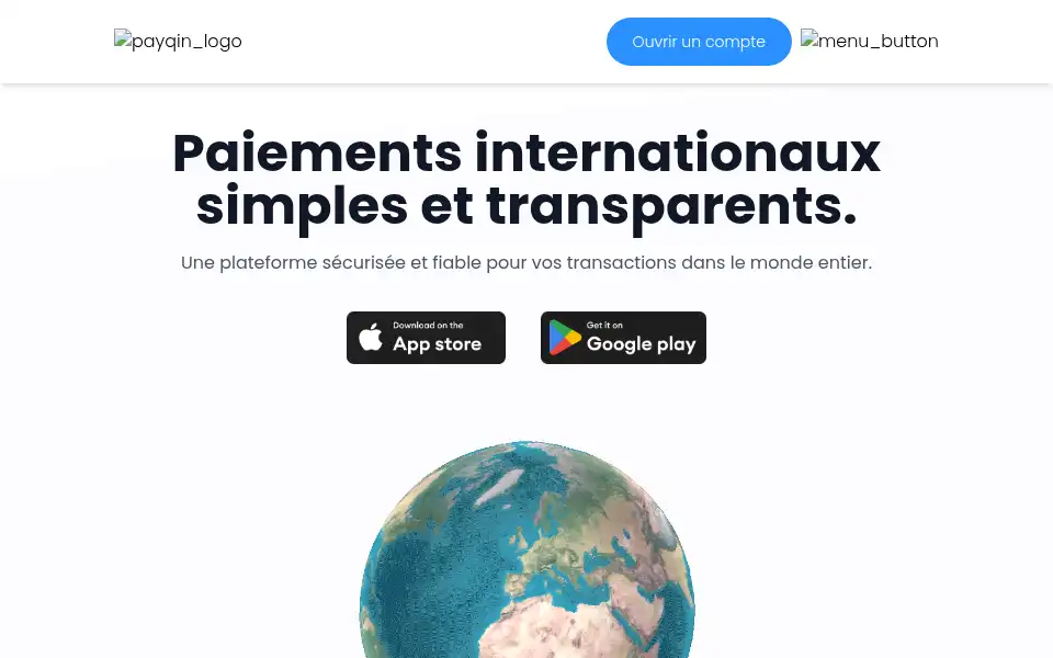 Screenshot of payqin.com
