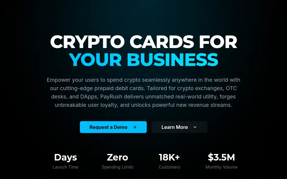 Screenshot of payrush.io