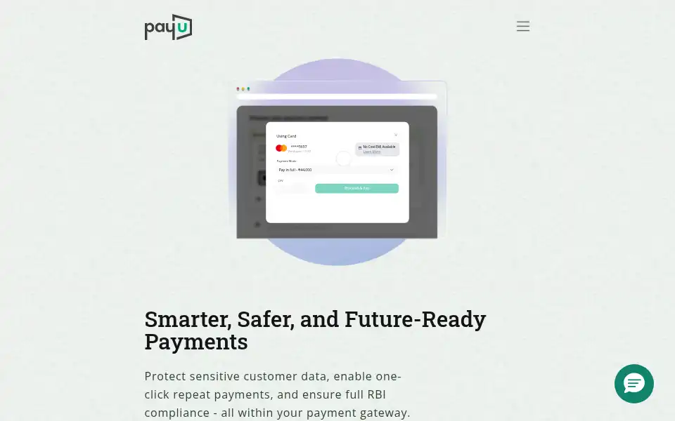 Screenshot of payu.in