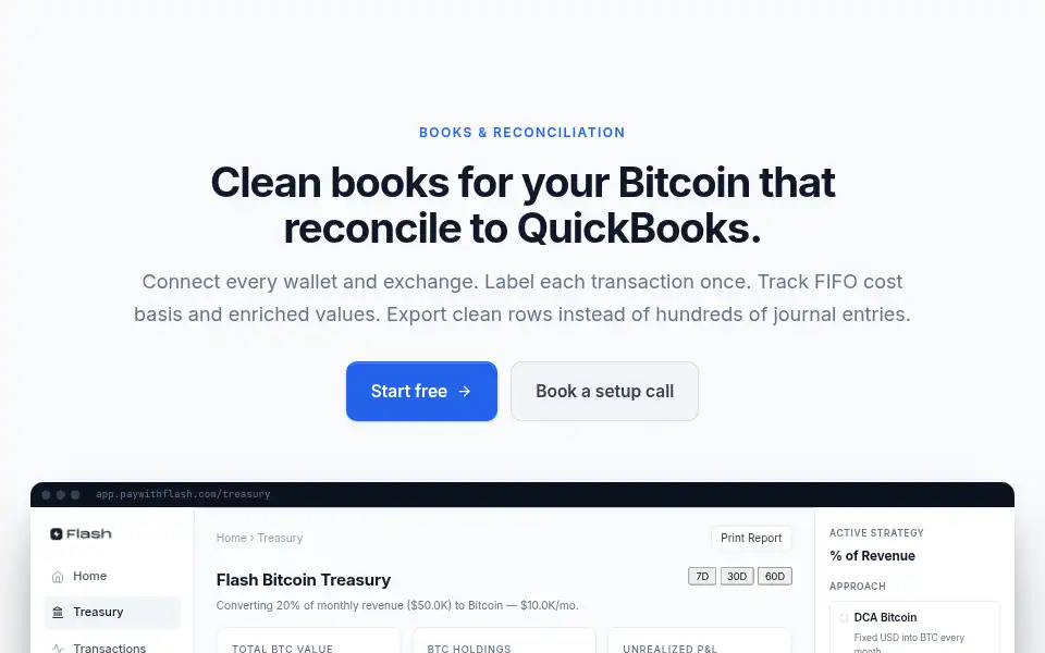 Screenshot of paywithflash.com