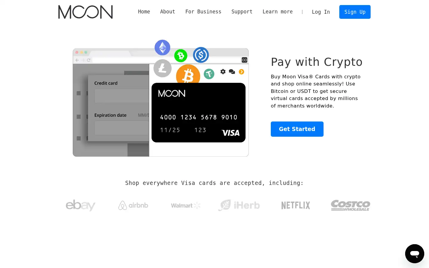 Screenshot of paywithmoon.com