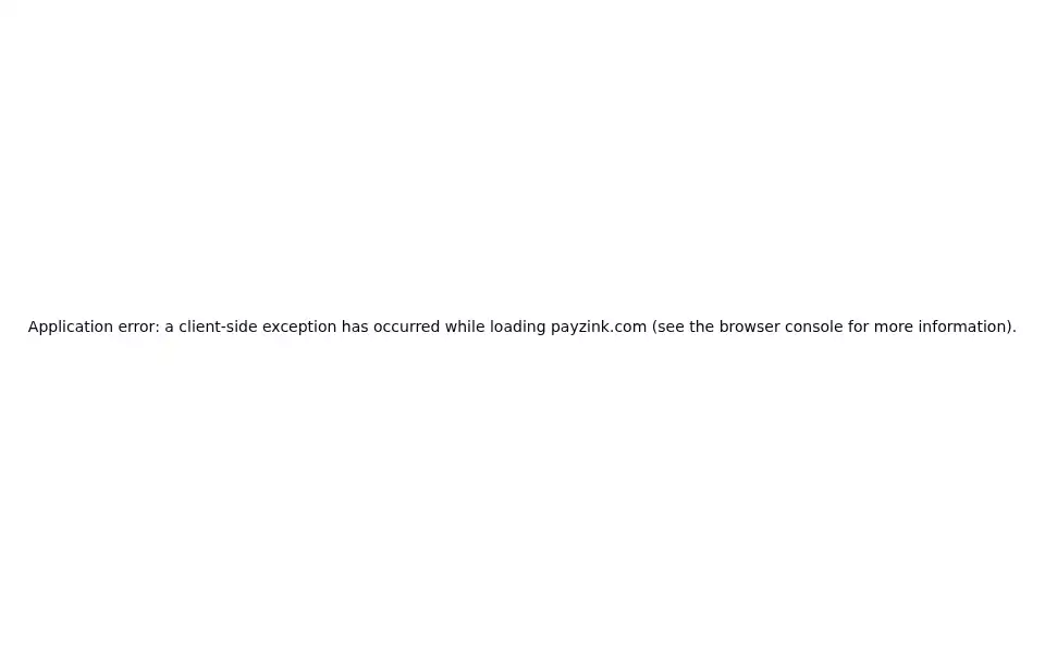 Screenshot of payzink.com