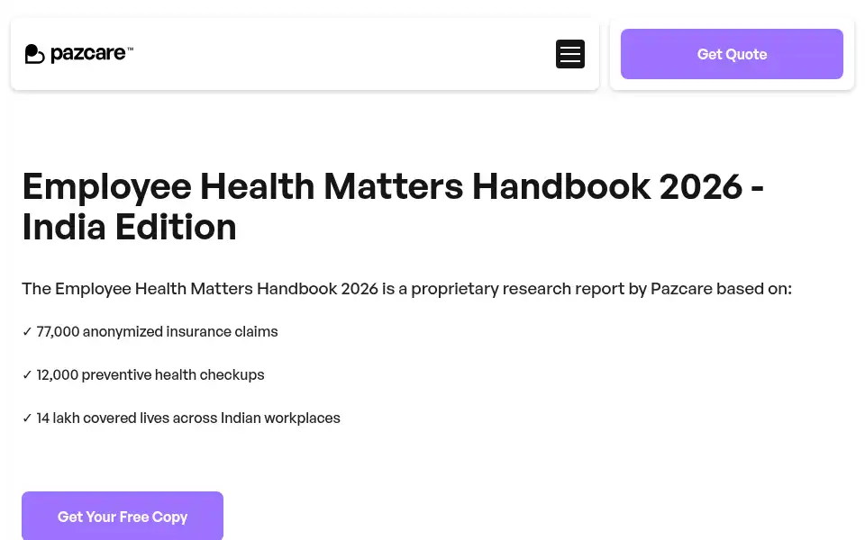 Screenshot of pazcare.com