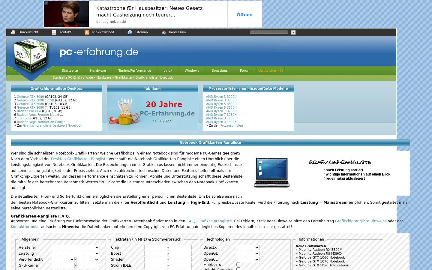 Screenshot of pc-erfahrung.de