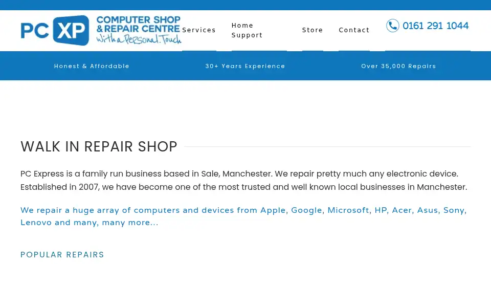 Screenshot of pc-xp.com