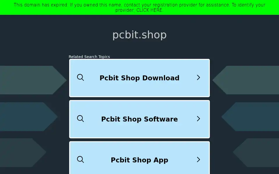 Screenshot of pcbit.shop