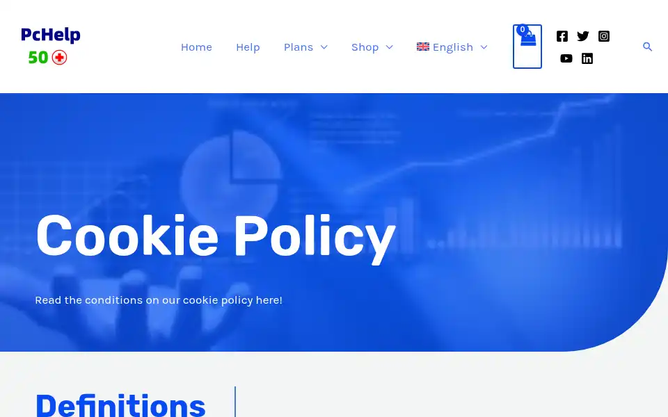 Screenshot of pchelp50plus.com