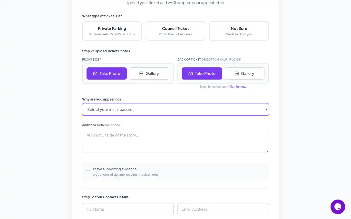 Screenshot of pcnbeater.co.uk