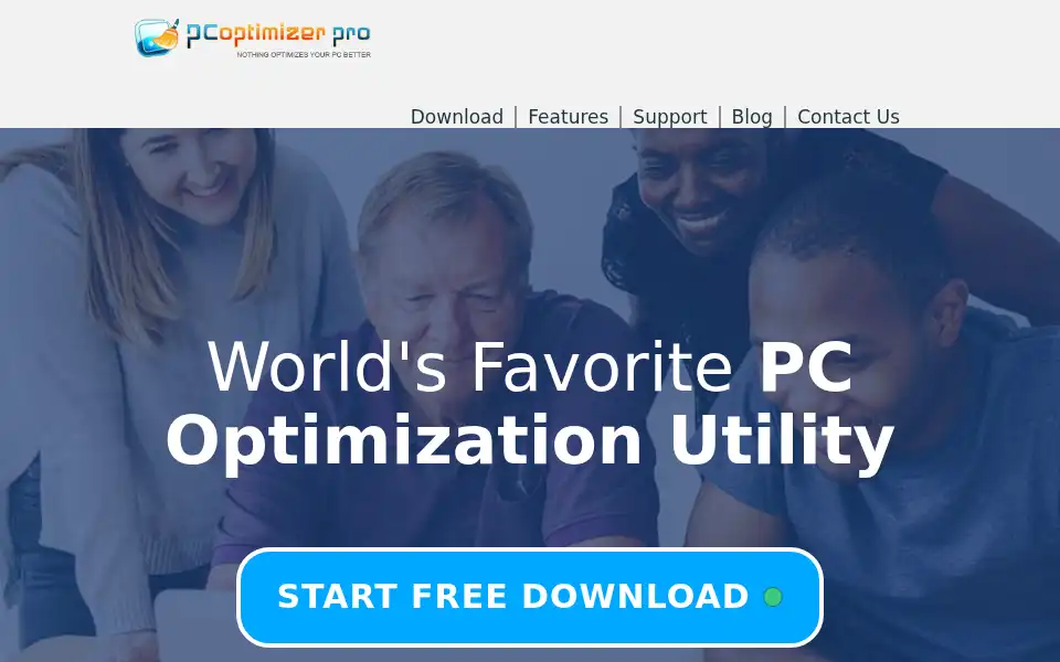 Screenshot of pcoptimizerpro.com