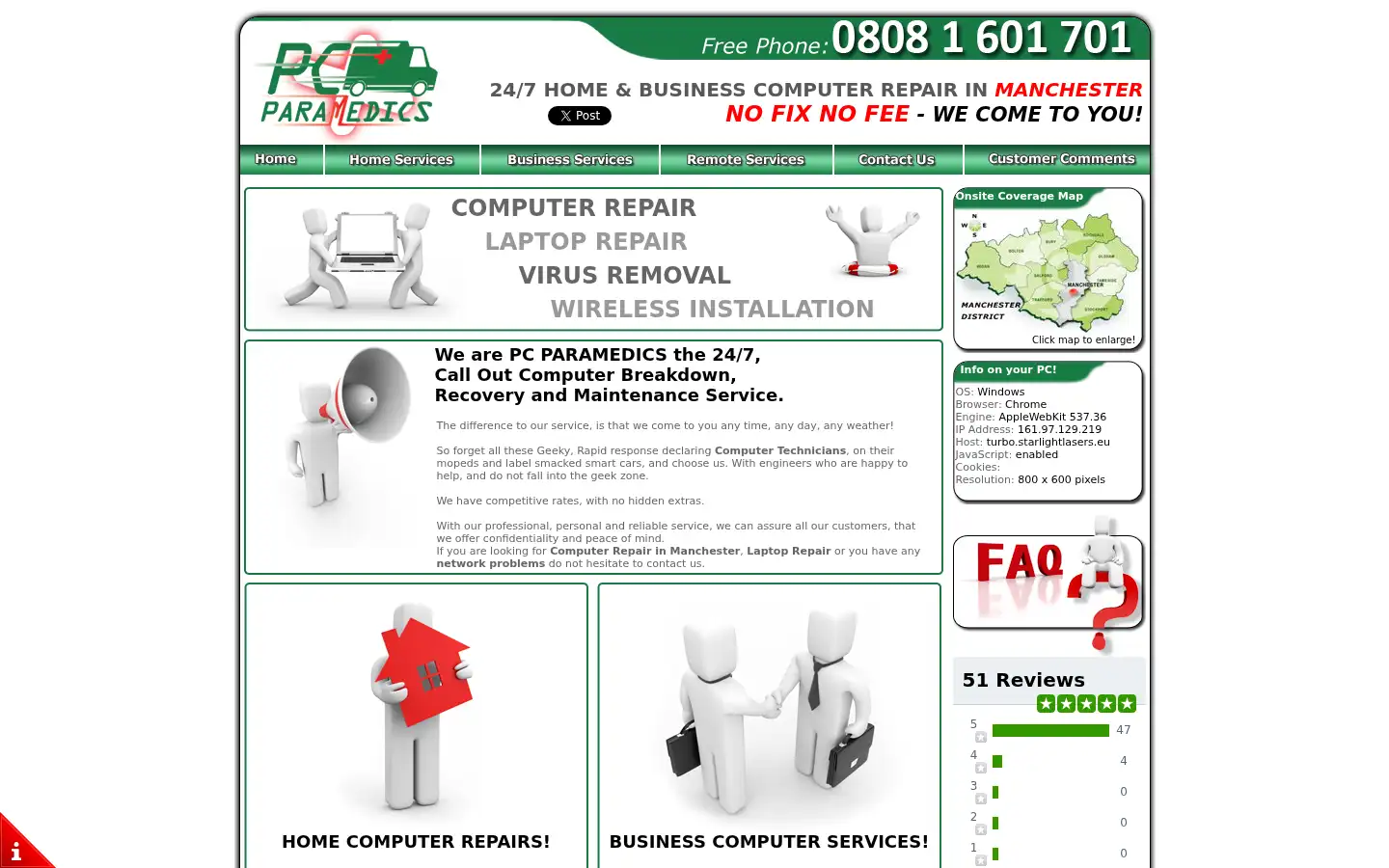 Screenshot of pcpuk.co.uk