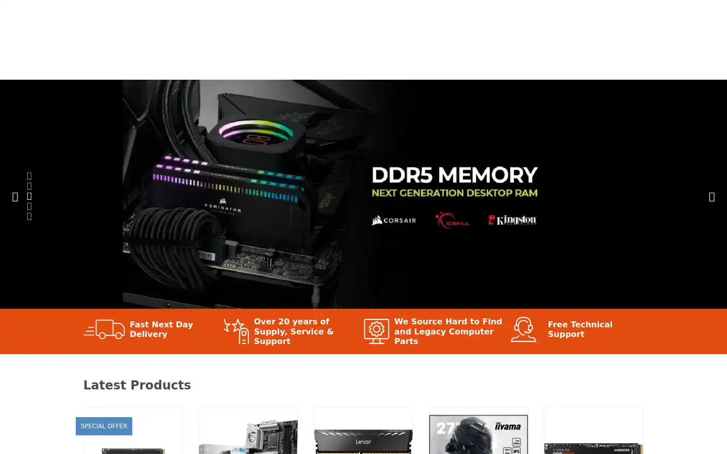 Screenshot of pcupgrade.co.uk