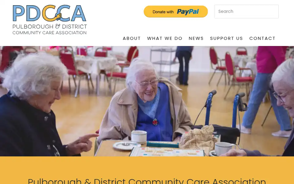 Screenshot of pdcca.org.uk