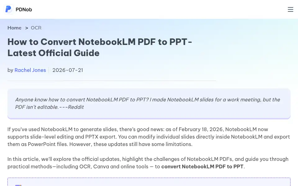 Screenshot of pdnob.com