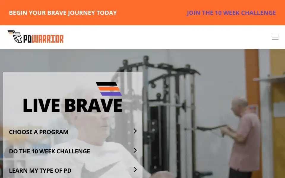 Screenshot of pdwarrior.com