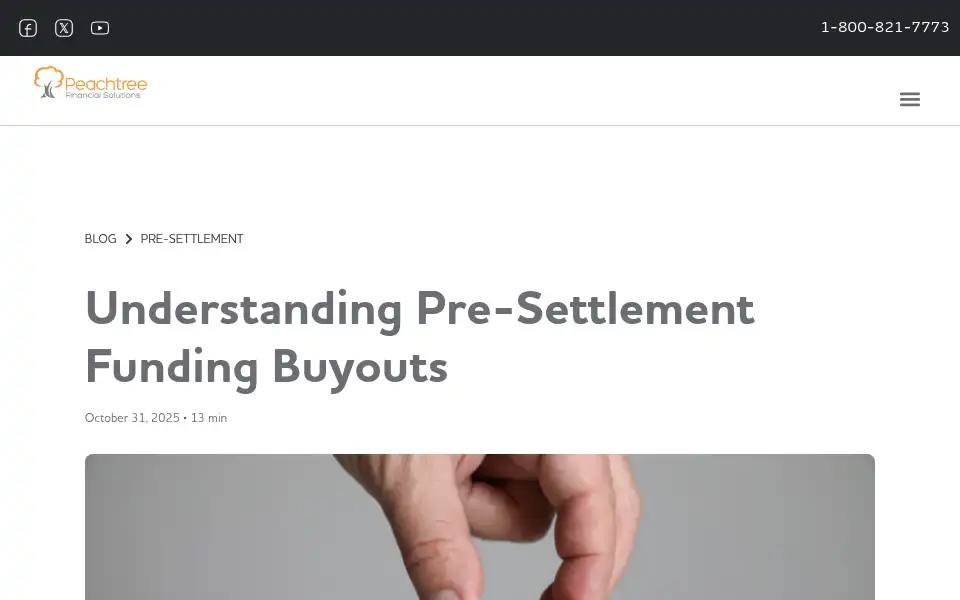 Screenshot of peachtreefinancial.com