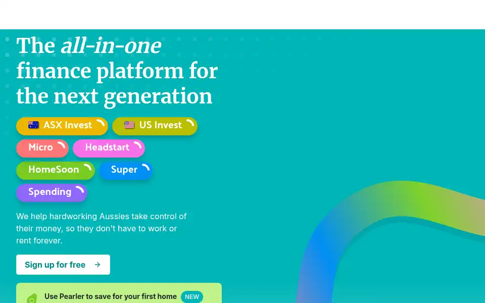 Screenshot of pearler.com