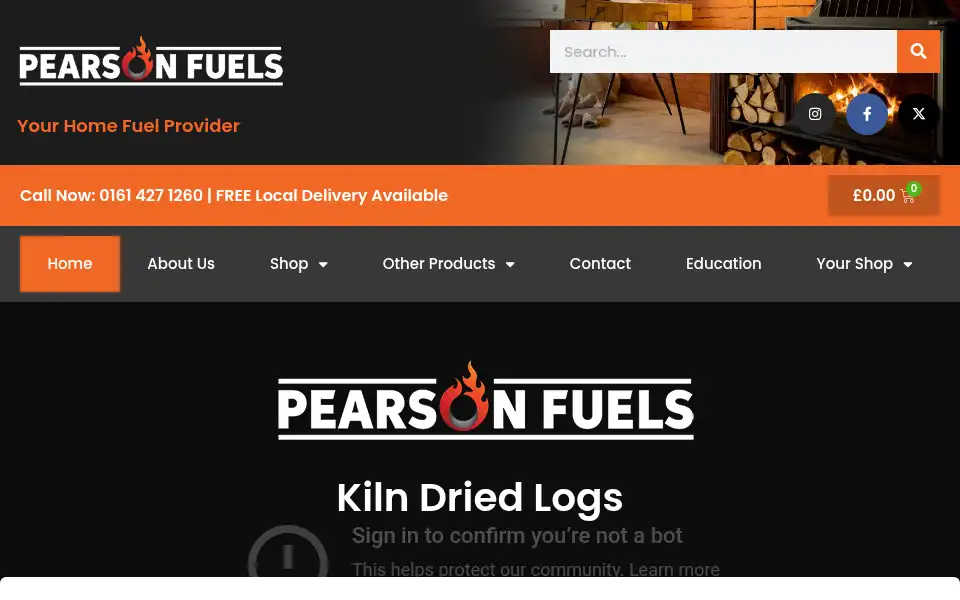 Screenshot of pearsonfuels.co.uk