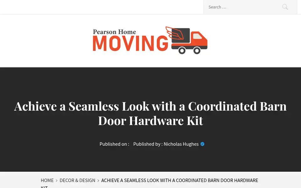 Screenshot of pearsonhomemoving.com