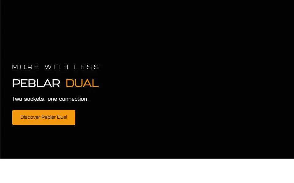 Screenshot of peblar.com