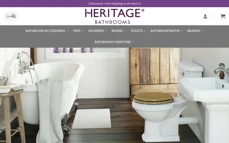 Screenshot of pedestalbasinsshop.com
