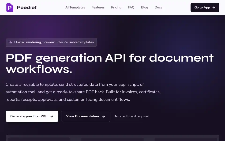 Screenshot of peedief.com