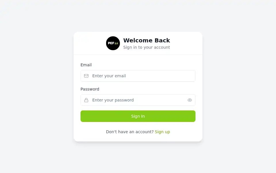 Screenshot of pef-coin.lovable.app