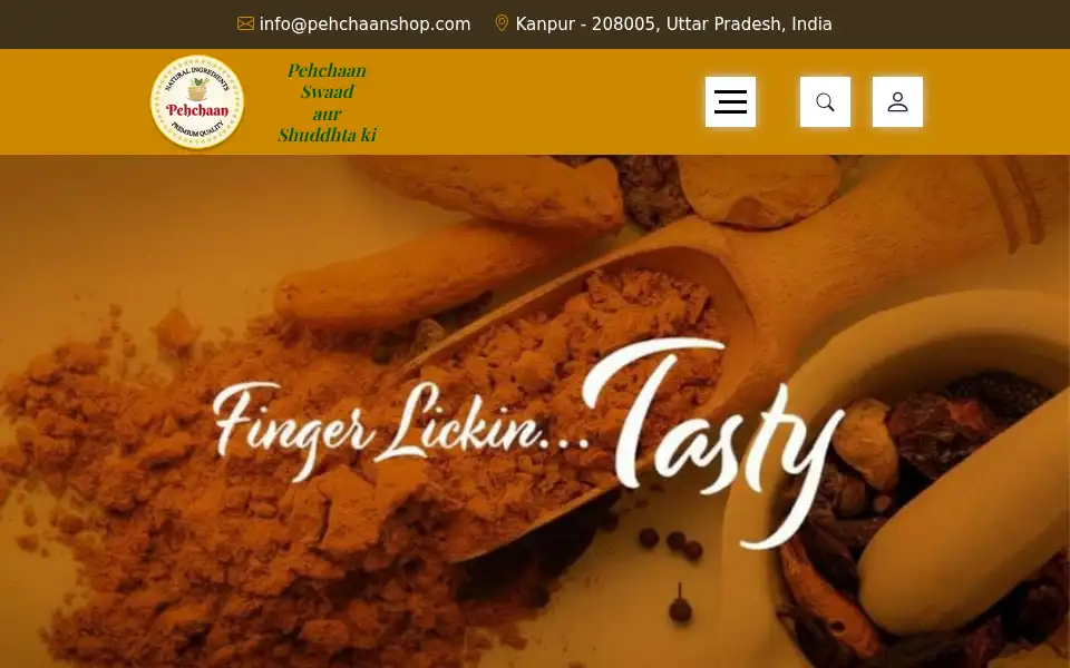 Screenshot of pehchaanshop.com
