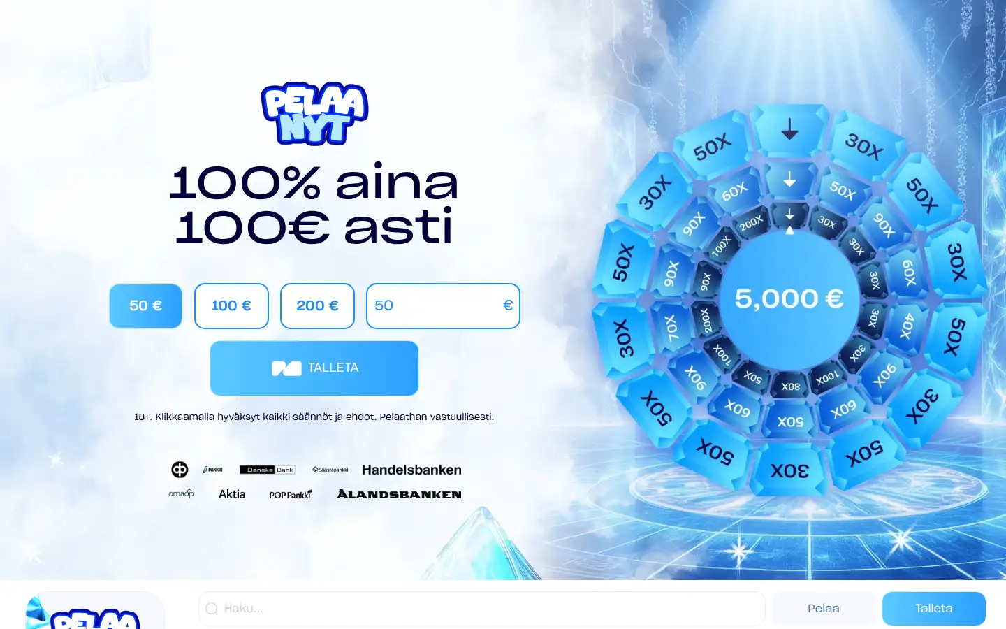 Screenshot of pelaanyt.com