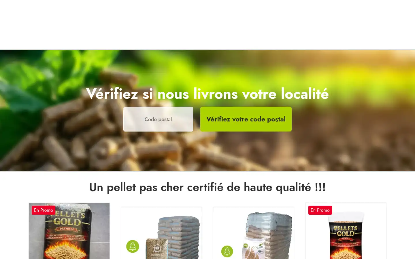Screenshot of pellet-premium.be