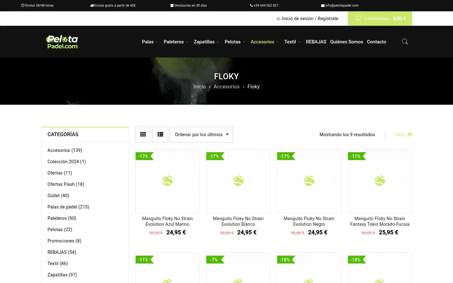 Screenshot of pelotapadel.com