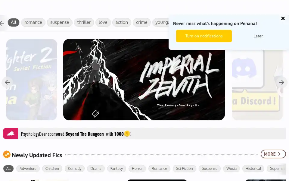 Screenshot of penana.com