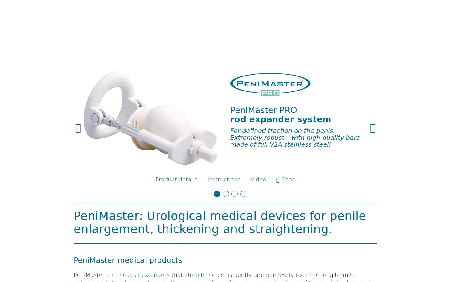 Screenshot of penimaster.com