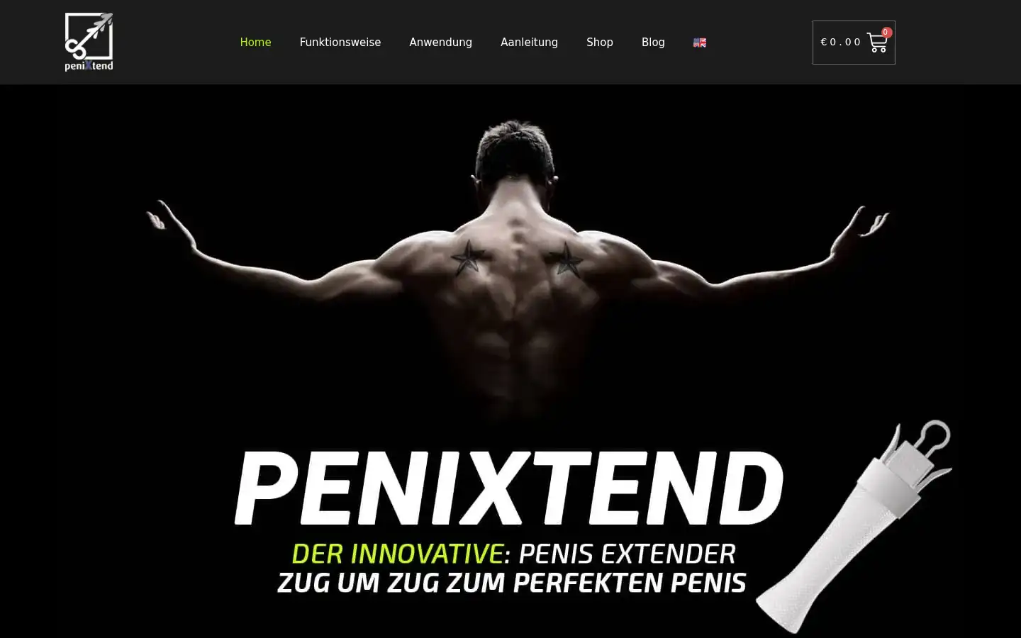 Screenshot of penixtend.com
