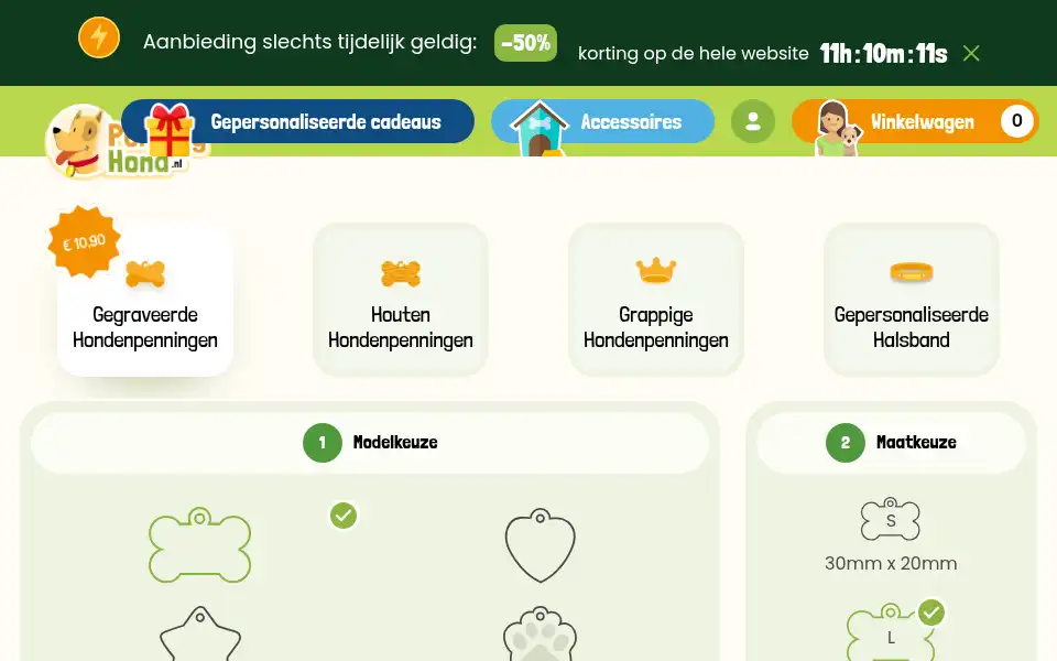 Screenshot of penninghond.nl