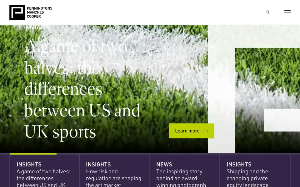 Screenshot of penningtonslaw.com
