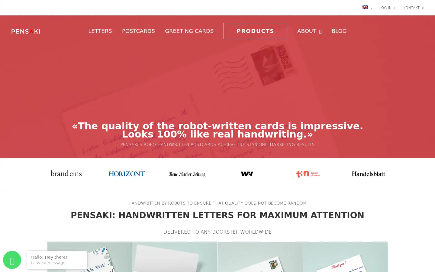 Screenshot of pensaki.com
