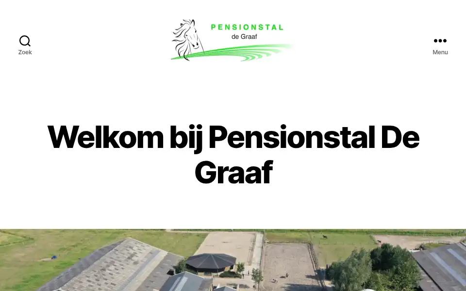 Screenshot of pensionstaldegraaf.nl