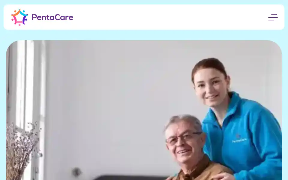 Screenshot of pentacare.co.uk