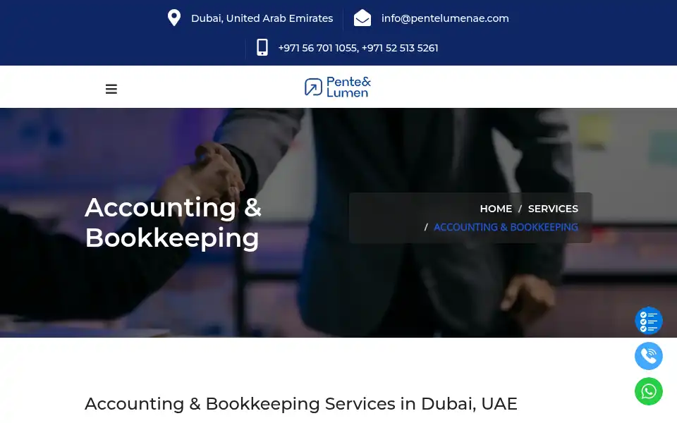 Screenshot of pentelumenae.com