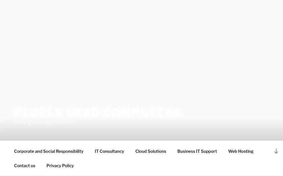 Screenshot of peopleneedcomputers.com