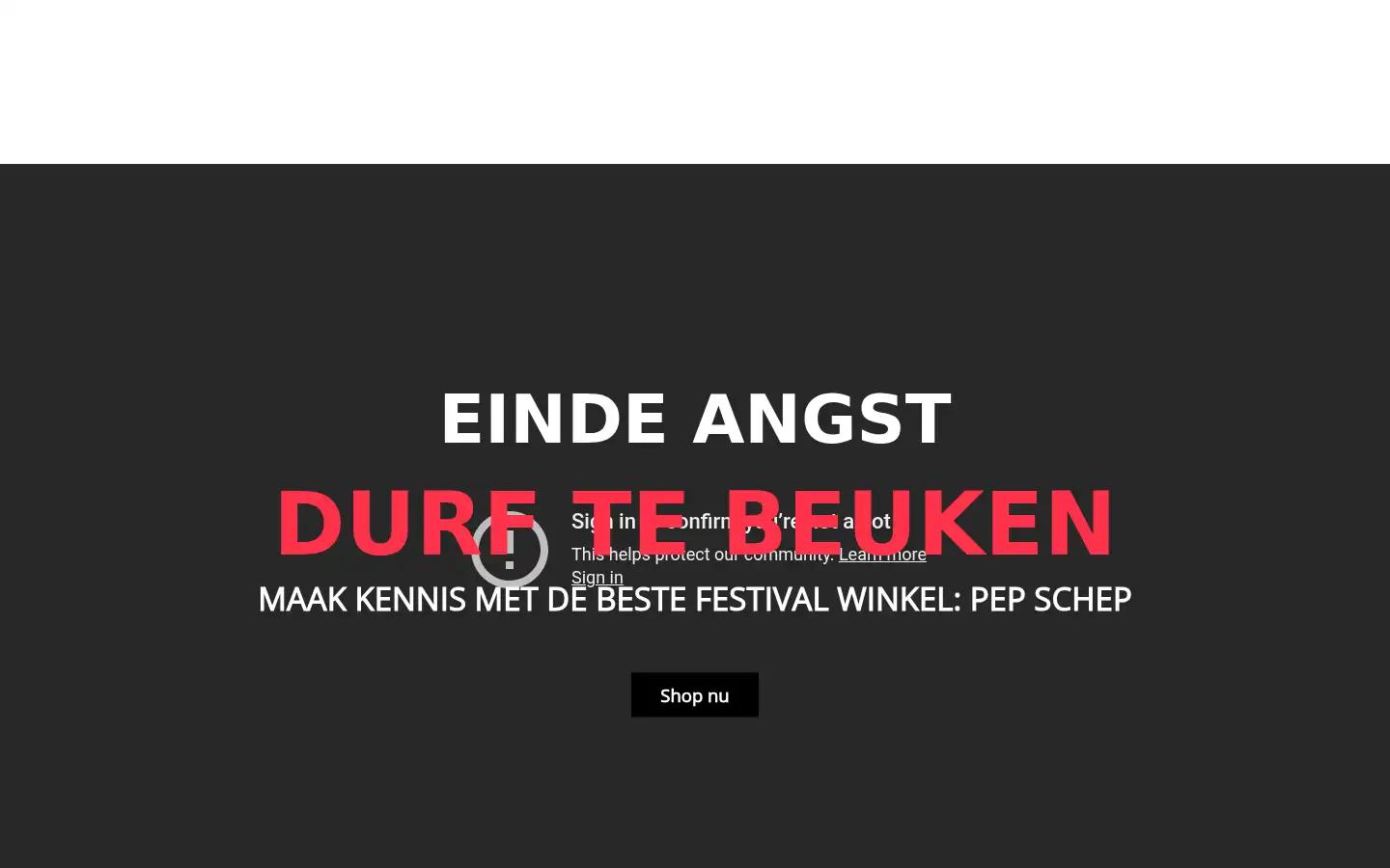 Screenshot of pep-schep.nl