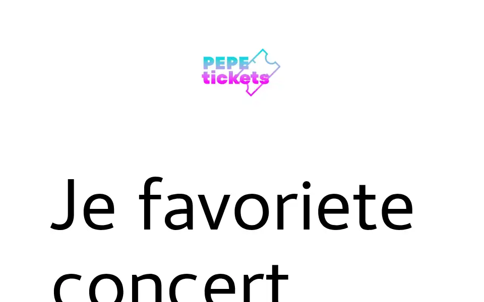 Screenshot of pepetickets.nl